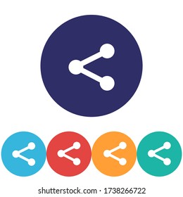 Network vector icon , lorem ipsum Flat design