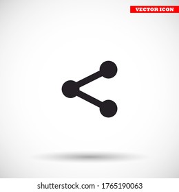 Network vector icon , lorem ipsum Flat design