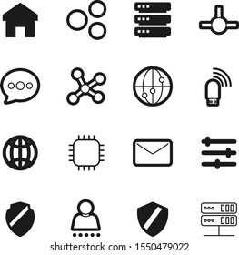 network vector icon set such as: big, sound, wire, center, geology, interface, networking, communicate, board, log, application, studio, speech, tech, circuit, engineering, orbit, site, audio, cloud