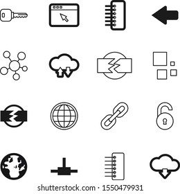 network vector icon set such as: strength, style, send, direction, arrow, loader, share, blue, privacy, padlock, blog, logistics, exchange, color, infrastructure, loading, set, protection, house