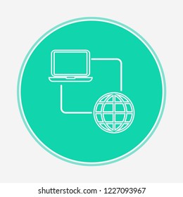 Network vector icon sign symbol