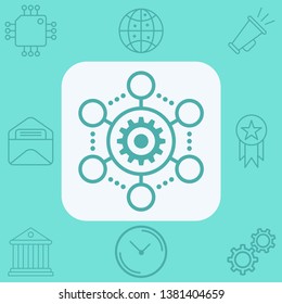 Network vector icon sign symbol