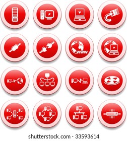 Network vector iconset