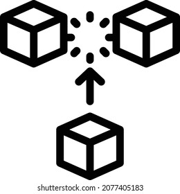 Netzwerk-Vektorgrafik einzeln auf transparentem Hintergrund . Farbvektorsymbole für Konzepte oder Web-Grafiken.