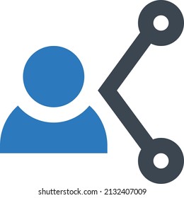 network vector illustration isolated on a transparent background. glyph vector icons for concept or web graphics.