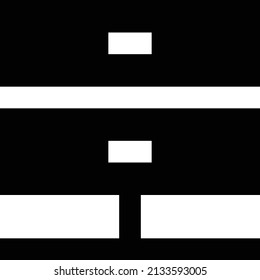 ilustración vectorial de red aislada en un fondo transparente. iconos vectoriales de glifo para el concepto o gráficos web.