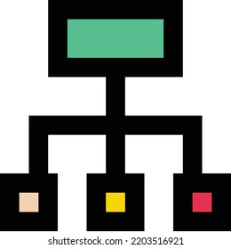 ilustración de vectores de red en un fondo transparente.Símbolos de calidad premium.Icono vectorial de trazo para el concepto y el diseño gráfico.