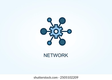 Network vector or logo sign symbol illustration