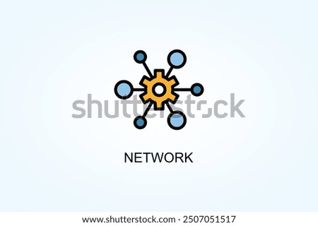 Network Vector Or Logo Sign Symbol Illustration