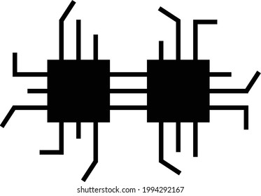 Network vector series, vectors of networks in computers. Great for signs, icons or symbols