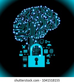 Vulnerabilidad de red, dispositivo bloqueado, archivos cifrados, documentos perdidos, ataque con ransomware - virus, malware, fraude, correo basura, suplantación de identidad, fraude electrónico, ataque con hackers - Concepto de seguridad de TI, ilustración del vectorLa