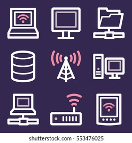 Network web icons