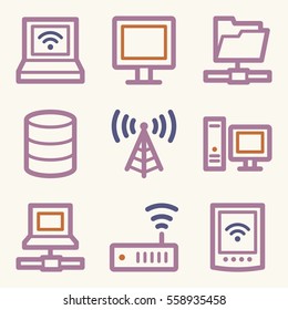 Network web icons