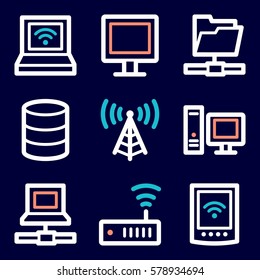 Network web icons