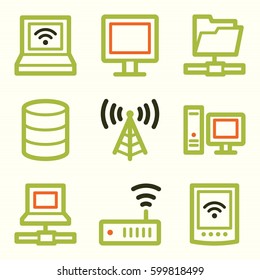 Network web icons