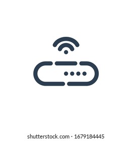 network wifi echnology icon outline 