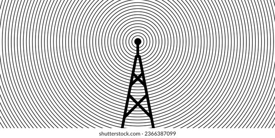 Network, Wifi router related. Connect to internet service. For 4G or 5G connection. Radio tower, antenna. Antenna icon set.  Communication towers, transmitter receiver wireless signal icon.