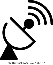 Network and WiFi Tower Icon – A Wireless Communication Concept Representing Connectivity, Signal Strength, and Digital Transmission