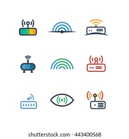 Network Wireless Connection Technology Vector Icon 