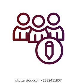 networking -05line gradient icon logo for website, application, printing, document, poster design, etc, Suitable for web Design,Logo,App