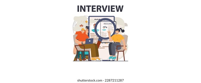 Networking concept set. Employees collaboration, establishment of partnerships working through the internet. Office characters posting and sharing ideas or content online. Vector flat illustration