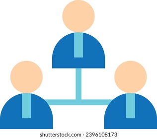 Networking Connection Server Icon Vector Flat Illustration