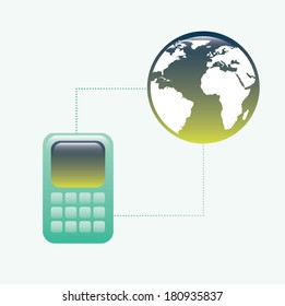 networking design over gray background vector illustration