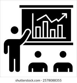Networking Event Icon Element For Design
