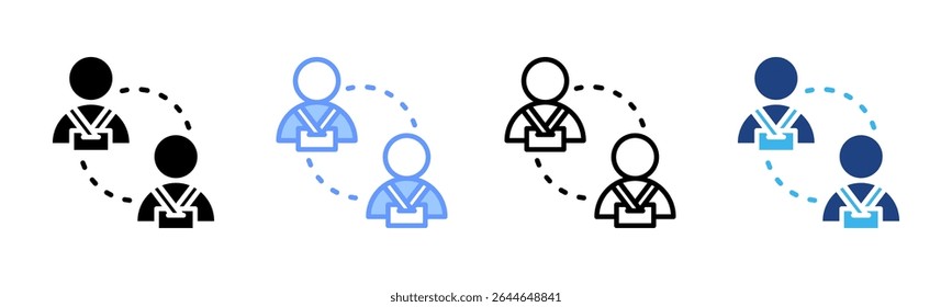 Networking Event icon sheet multiple style collection