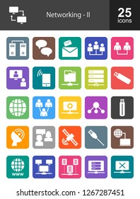 Networking Fillled Icons