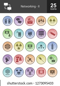 Networking Fillled Icons