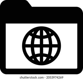 Networking folder Isolated Vector icon which can easily modify or edit

