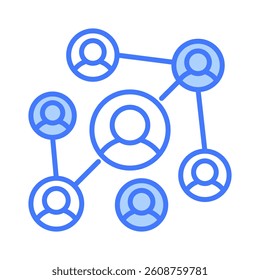 Networking Icon Element for Design