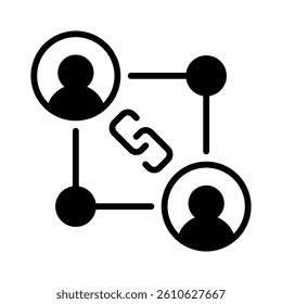 Networking Icon Element for Design