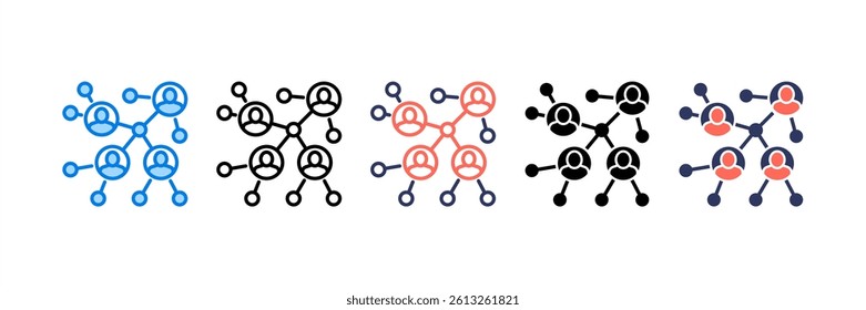 Networking Icon Element for Design