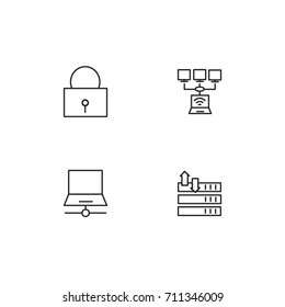 Networking Icon Line