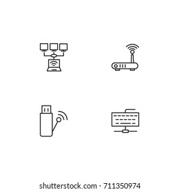 Networking Icon Line