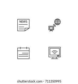 Networking Icon Line