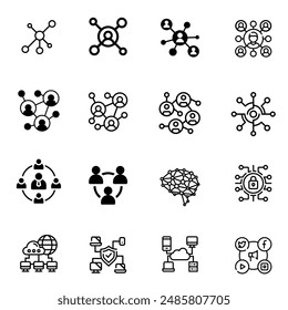 Networking Icon and icon set 2