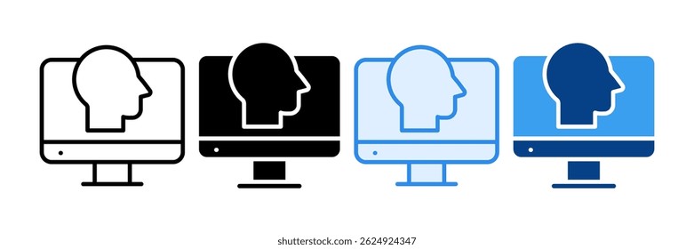 Networking Icon Set Multiple Style Collection