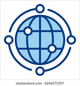 Networking Icon Single Vector Collection