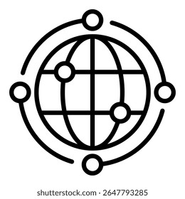 Networking Icon Single Vector Collection