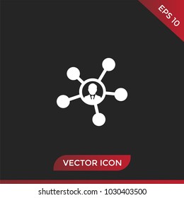 Networking icon vector