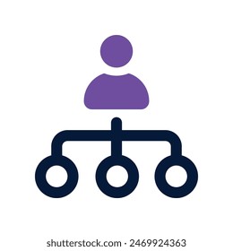 networking icon. vector dual tone icon for your website, mobile, presentation, and logo design.