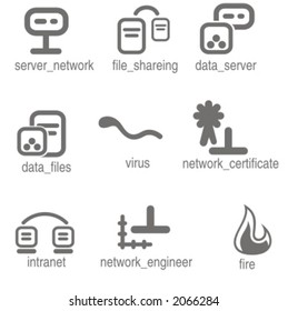Networking icons set 7. Check my portfolio for many more images from this series.