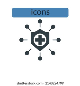 networking icons  symbol vector elements for infographic web