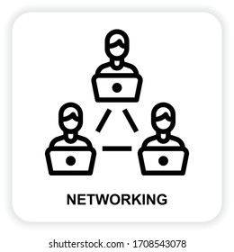 Networking icons for web design, book, ads, app, project etc.