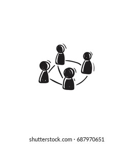 Networking People Symbol