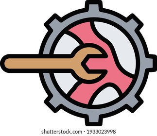 Networking sharing filled outline useable icons