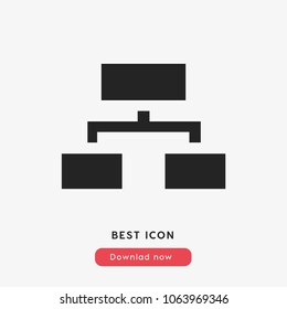 networking sign icon vector, internet modern symbol vector illustration for web and mobil app isolated on grey background
